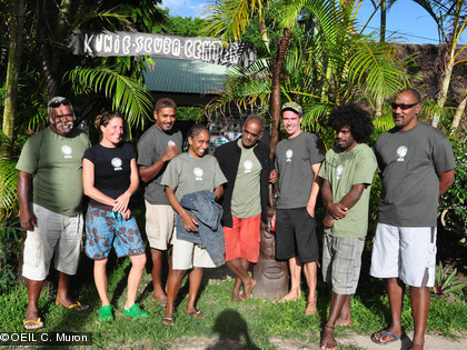 L'équipe Acropora de l'île des Pins Un grand merci aux observateurs